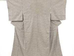 アンティーク　抽象模様織り出し本塩沢着物